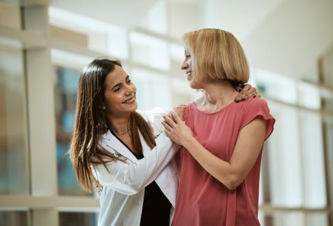 Dr. Marcela Mazo Canola, M.D. and patient.